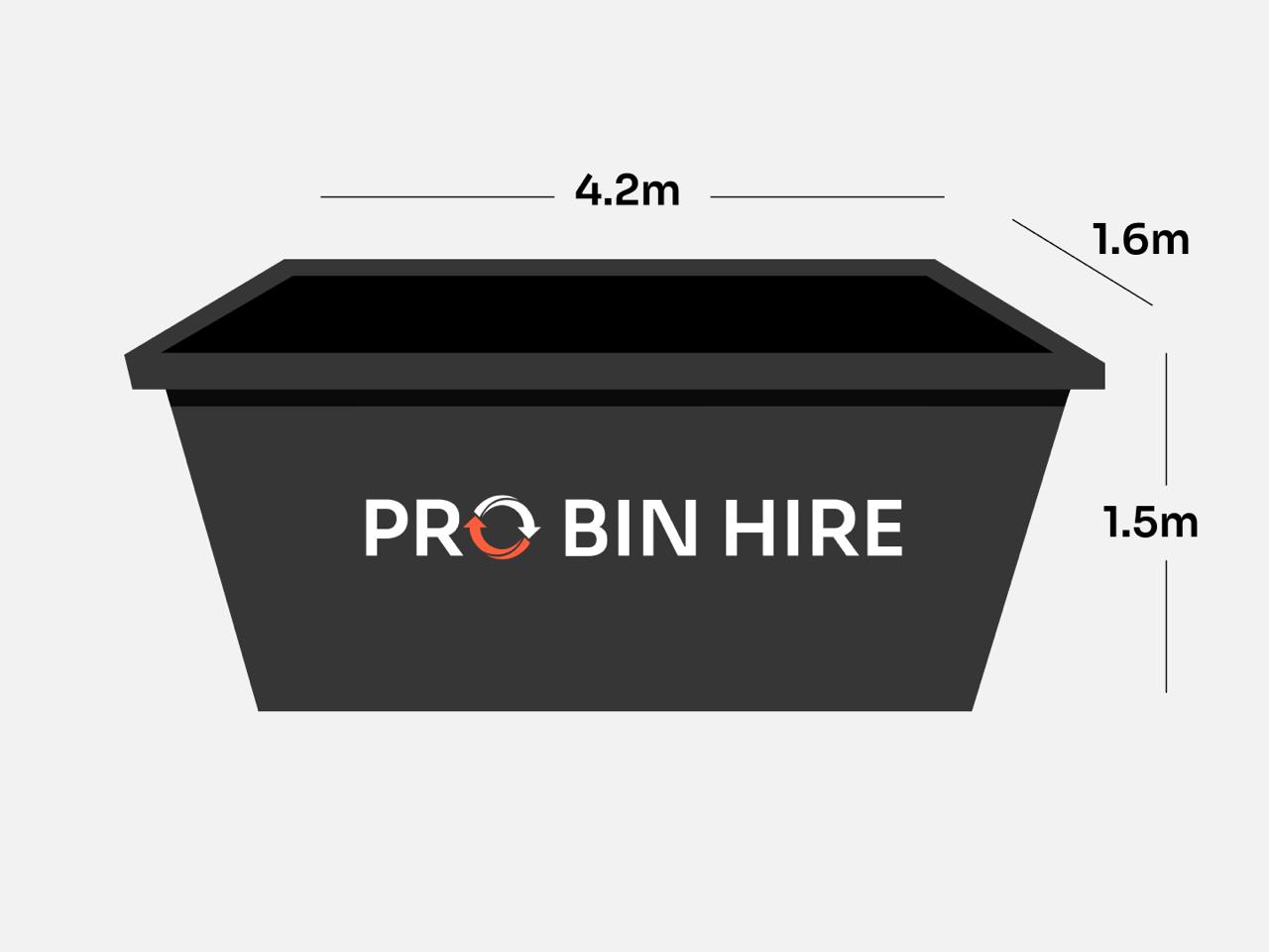 Pro Bin Hire 8m3 Skip Bin