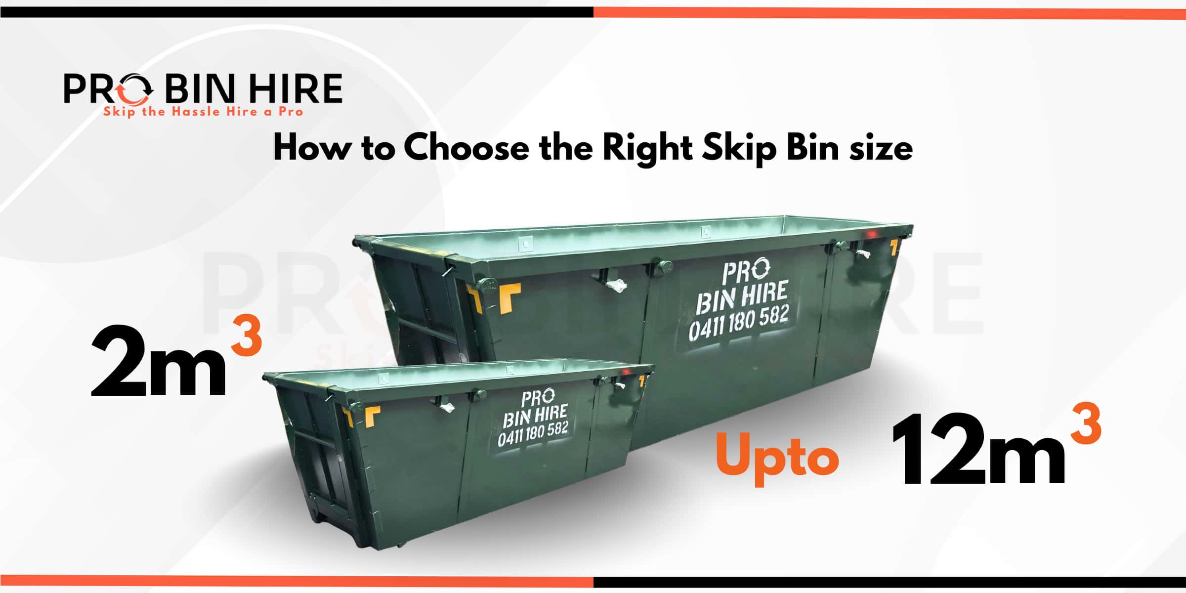 How to Chose the right Skip Bin Size Pro Bin Hire