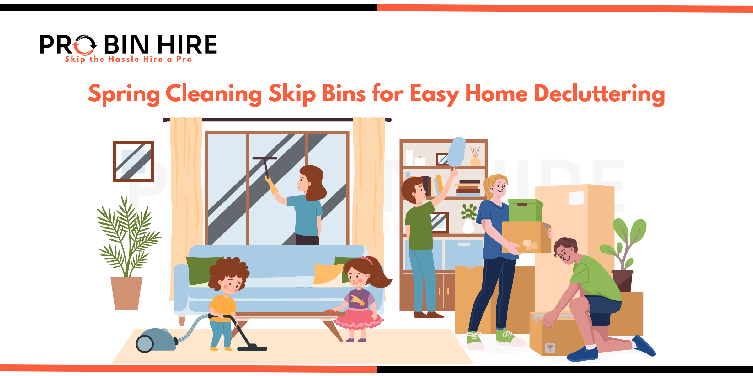 Spring cleaning skip bins on a driveway during home clean-up